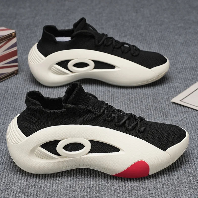 Trendy Thick Sole Sneakers - Ultra Breathable