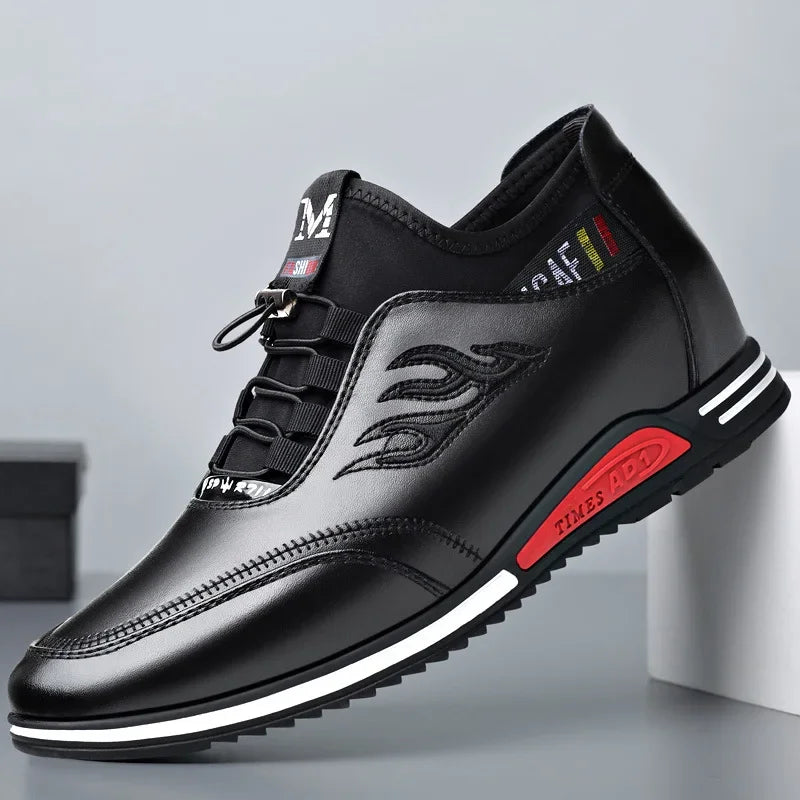 Invisible Lift Sneakers - Premium Leather Comfort