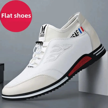 Invisible Lift Sneakers - Premium Leather Comfort